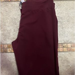 Burgundy fig pants’ Livingston style Mediums